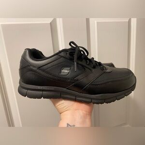 S Sport By Skechers Men's Black Brise Slip Resistant Sneakers Size 10.5